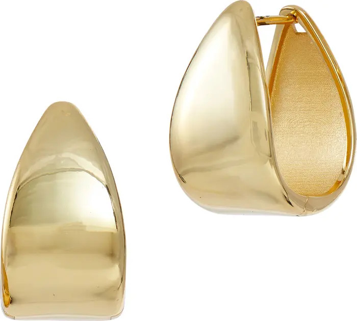 SAVVY CIE JEWELS Sterling Silver Bold Huggie Hoop Earrings | Nordstromrack | Nordstrom Rack