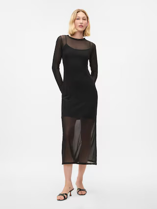Mesh Midi Dress | Gap (US)