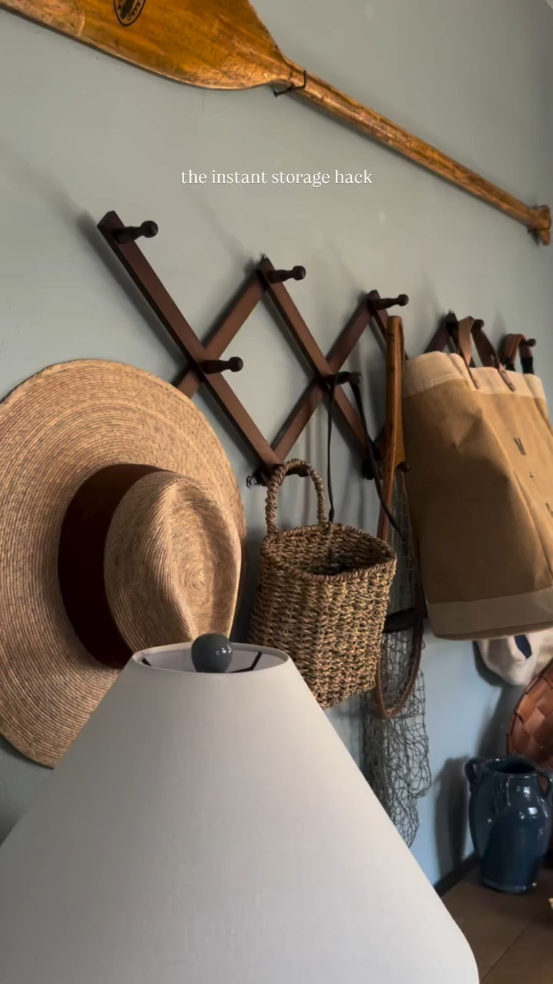 Instant storage for under $30, yes please. Doubles as decor? Even better. This oldie but goody brought the instant warmth and hanging needs to our mudroom. Think: hats, gloves, your market bag and more for daily on the go use. Comment SHOP below to receive a DM with the link to this post on my LTK ⬇ https://liketk.it/5JAYJ

#amazonmusthaves #amazonfinds #amazonhomefinds #amazonfind #mudroomdecor