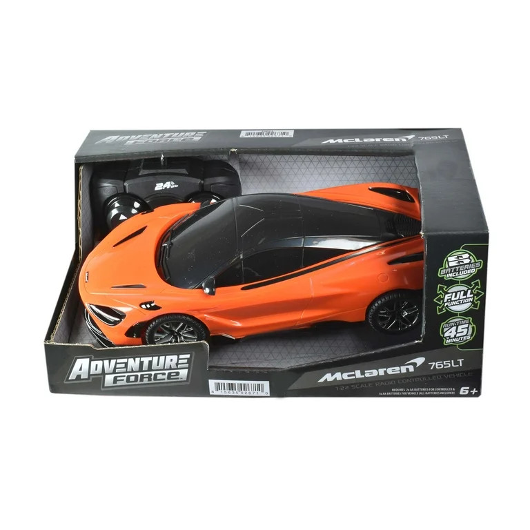 Adventure Force (1:22) Auto McLaren 765LT RC, 2,4 Ghz, con Licencia de McLaren, 220031A | Walmart (US)