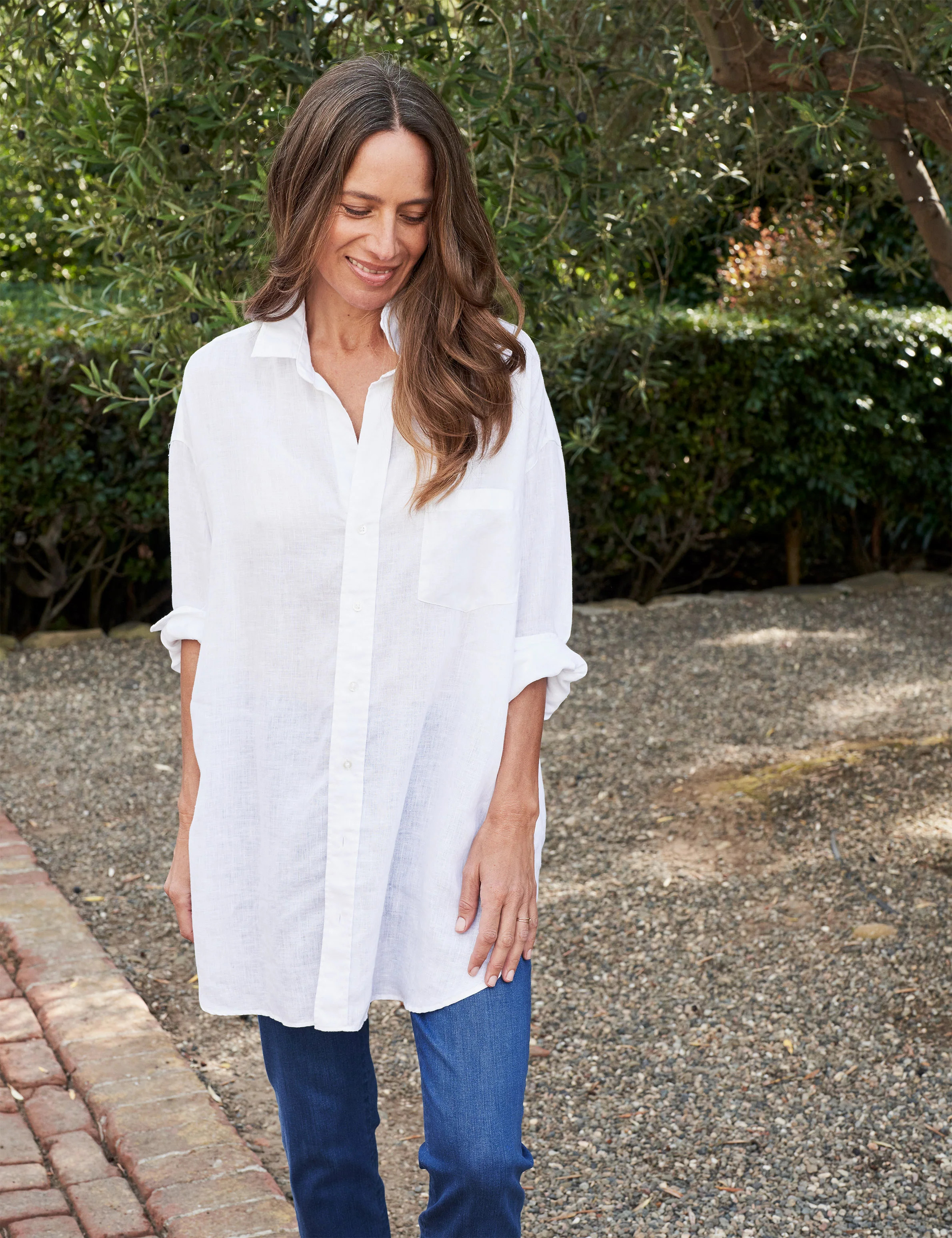 MACKENZIE White, Lived-in Linen | Frank & Eileen