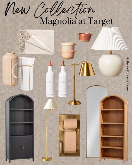 Magnolia Hearth & Hand NEW COLLECTION | arched cabinet, pleated lampshade, brass lamp, arched floor mirror, tassel throw

#LTKFind #LTKSeasonal #LTKhome