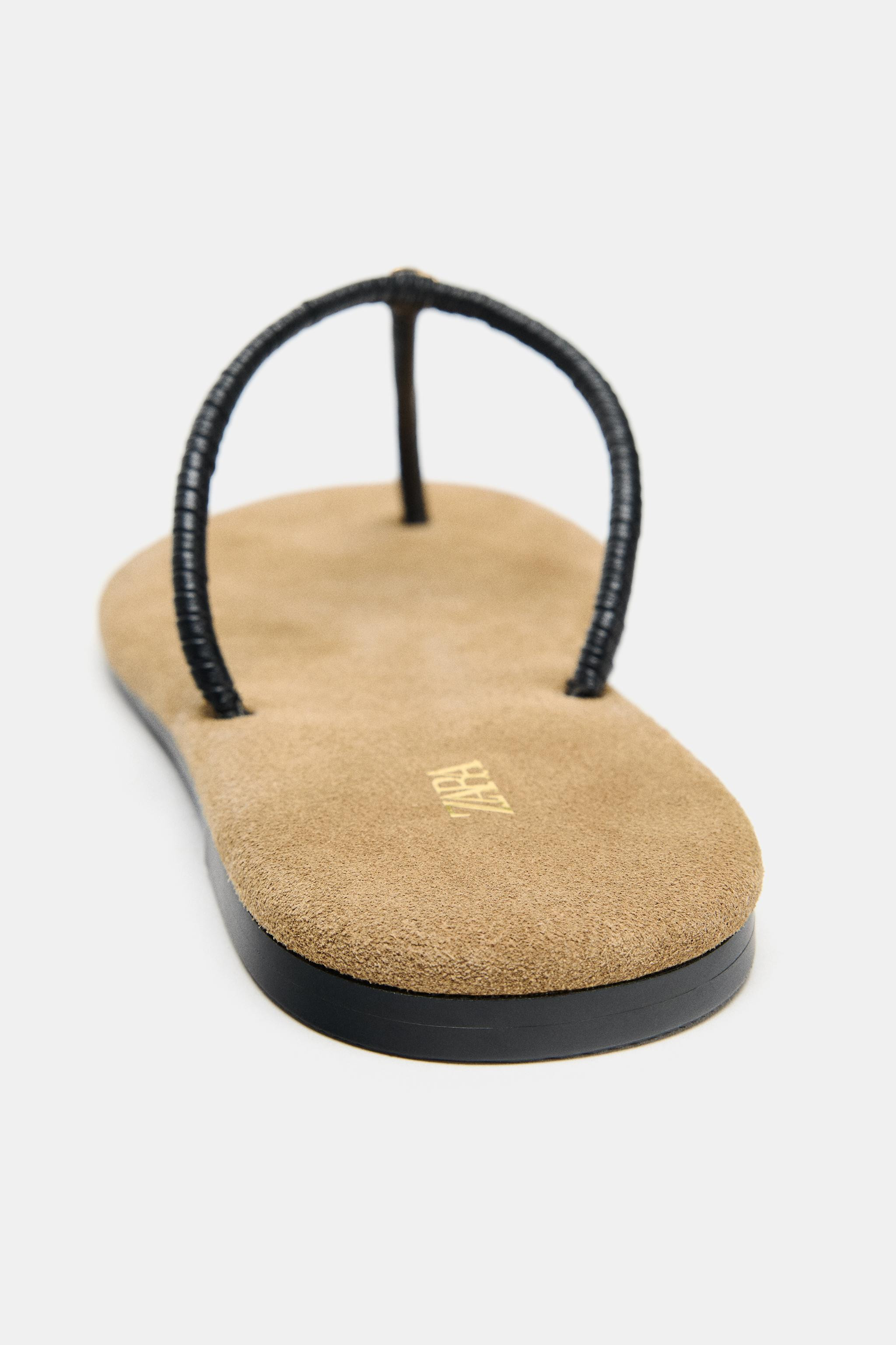 STRAPPY FLAT SANDALS | Zara UK