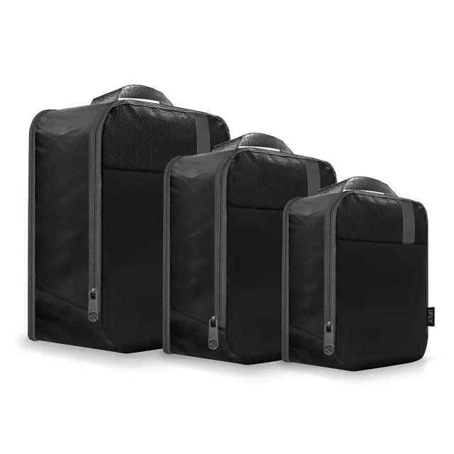 iFLY Expandable Packing Cubes 3-Piece Set, Black | Walmart (US)