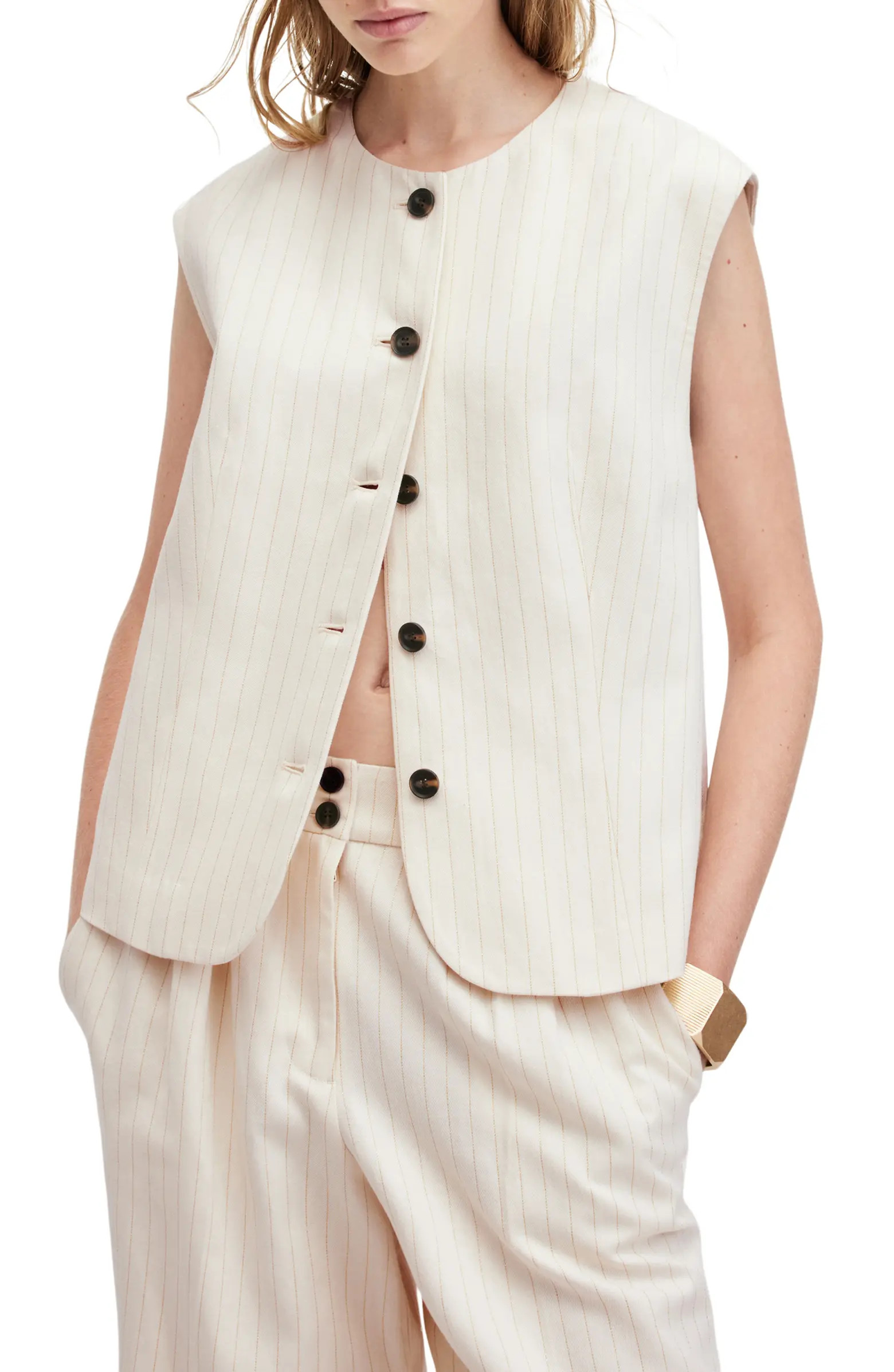 Payton Pinstripe Vest | Nordstrom