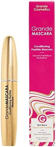 Grande Cosmetics GrandeMASCARA Conditioning Peptide Mascara, Volumizing, Lengthening, Buildable F... | Amazon (US)