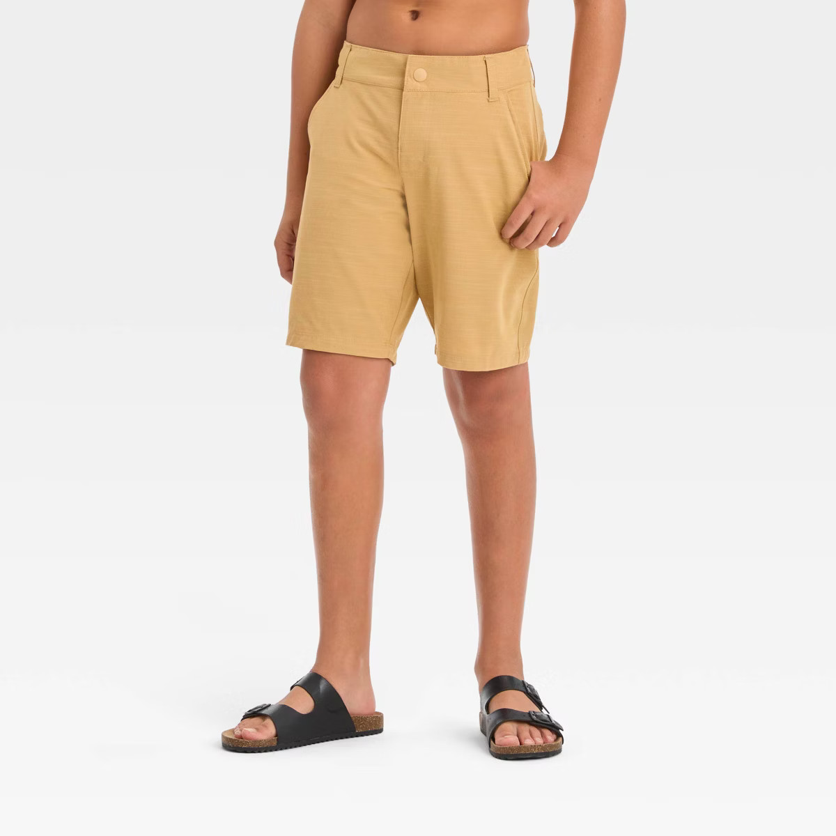 Boys' Solid Swim Shorts - art class™ Tan | Target