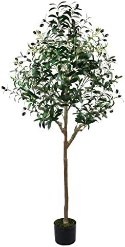 HaiSpring Artificial Olive Tree 5ft (60'') Tall Fake Plants Suitable for Modern Living Rooms Home... | Amazon (US)