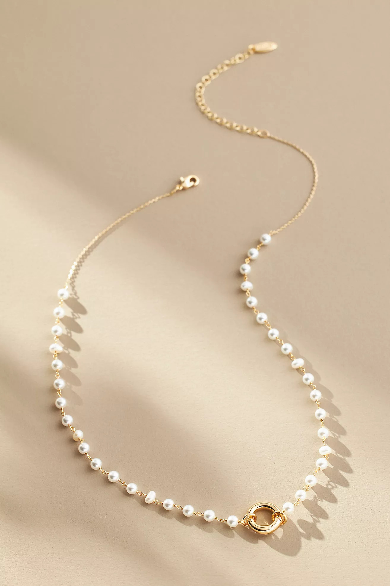 Small Beaded Charm Necklace | Anthropologie (US)