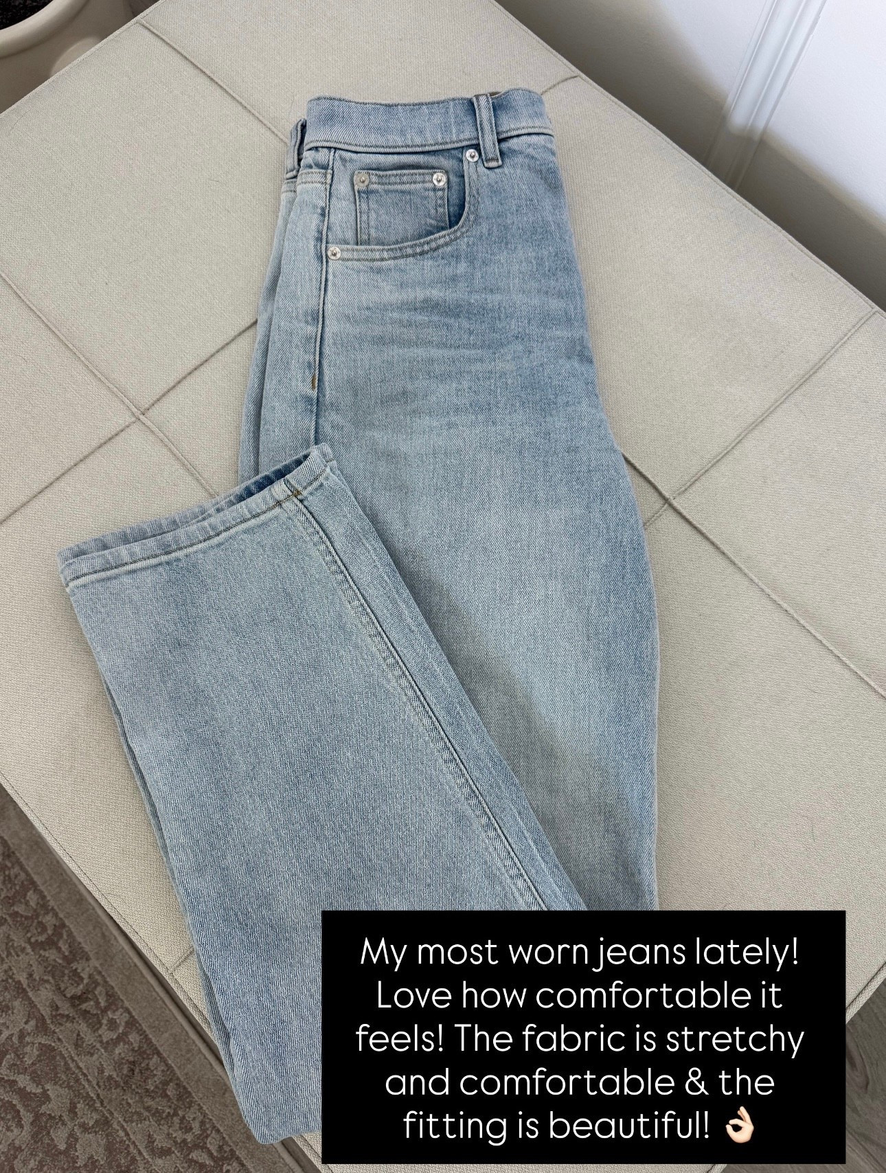 Use code ALINEXSPANX for a first time purchase- 15% off 
My most worn denim lately 
I love it because the fabric of these jeans is so comfortable and stretchy 
Just makes the perfect denim to grab and go! ( for any occasion really ) 
Great for traveling too 


#LTKTall #LTKTravel #LTKOver40