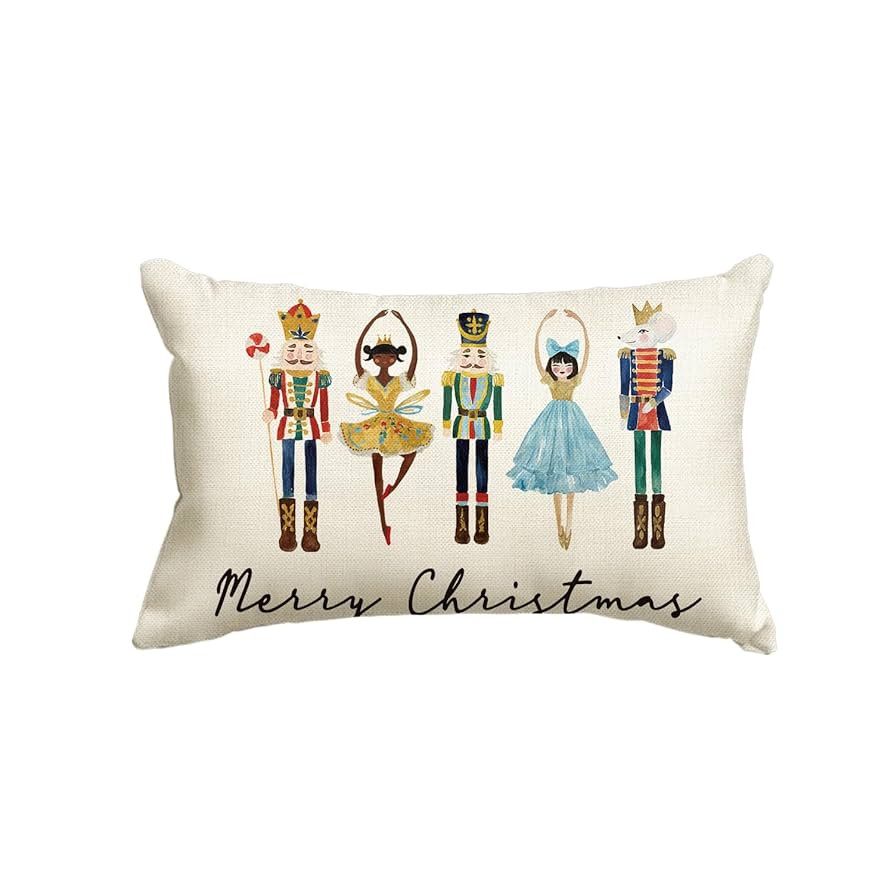 AVOIN colorlife Merry Christmas Nutcracker Throw Pillow Cover, 12 x 20 Inch Winter Holiday Party ... | Amazon (CA)