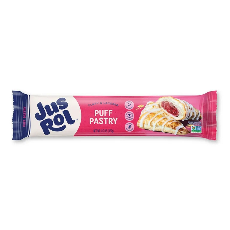 Jus-Rol Puff Pastry Pre-Rolled Refrigerated Dough, 13.2 oz – Ready to bake on baking paper | Walmart (US)