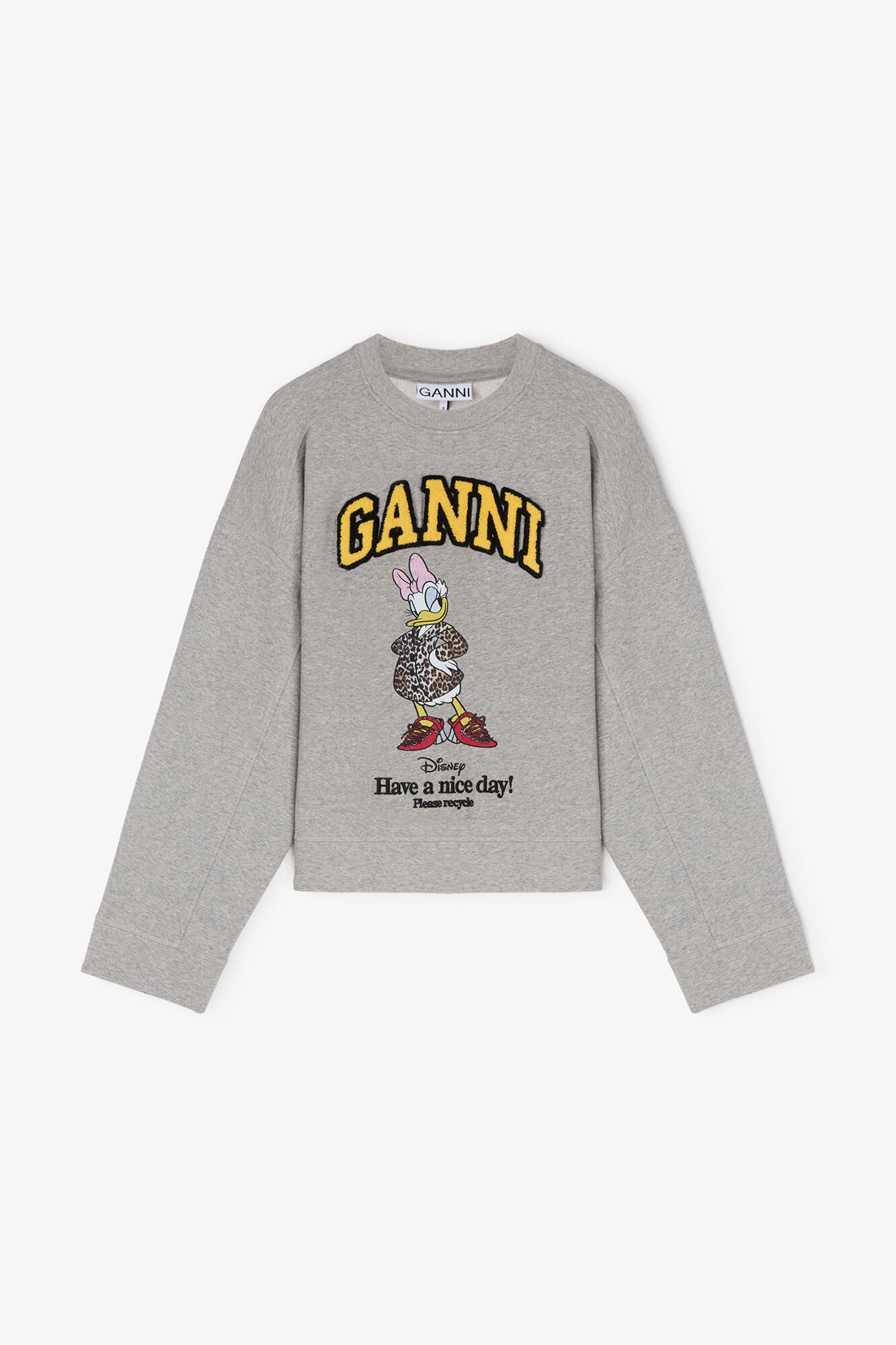 Daisy Duck Grey Sweatshirt | Ganni