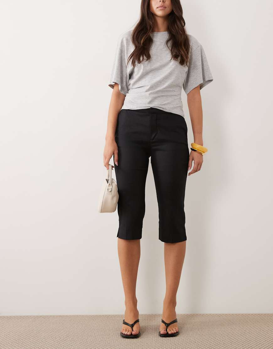 Mango capri pants in black | ASOS (Global)
