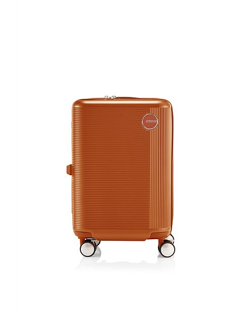 American Tourister @gemina Pro Suitcase 55cm Orange Rust | David Jones | David Jones (Australia & New Zealand)