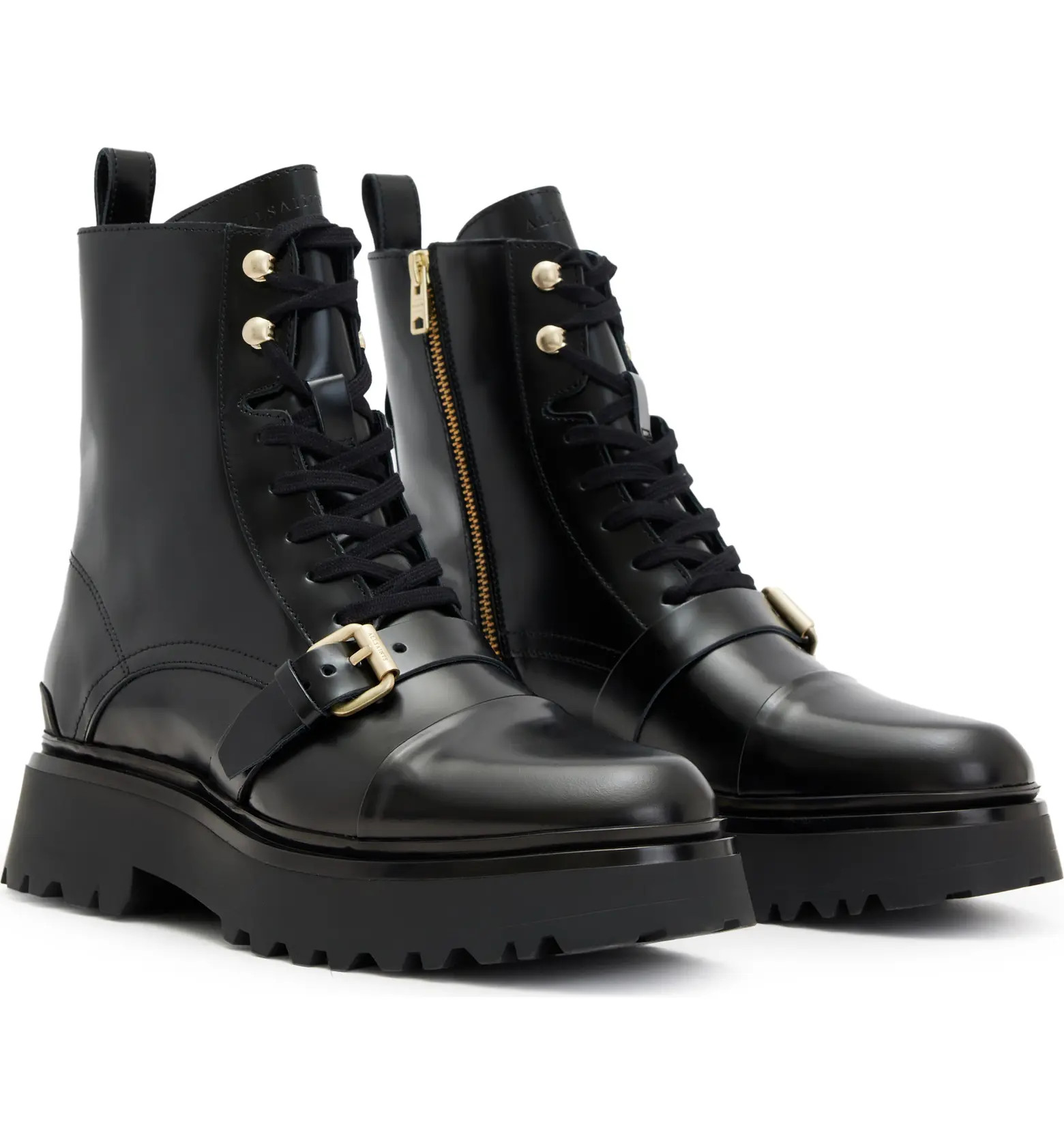 AllSaints Stellar Cap Toe Combat Boot | Nordstrom | Nordstrom