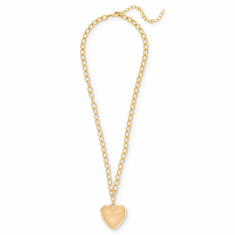 Noelle Puffy Heart Pendant | Rocksbox