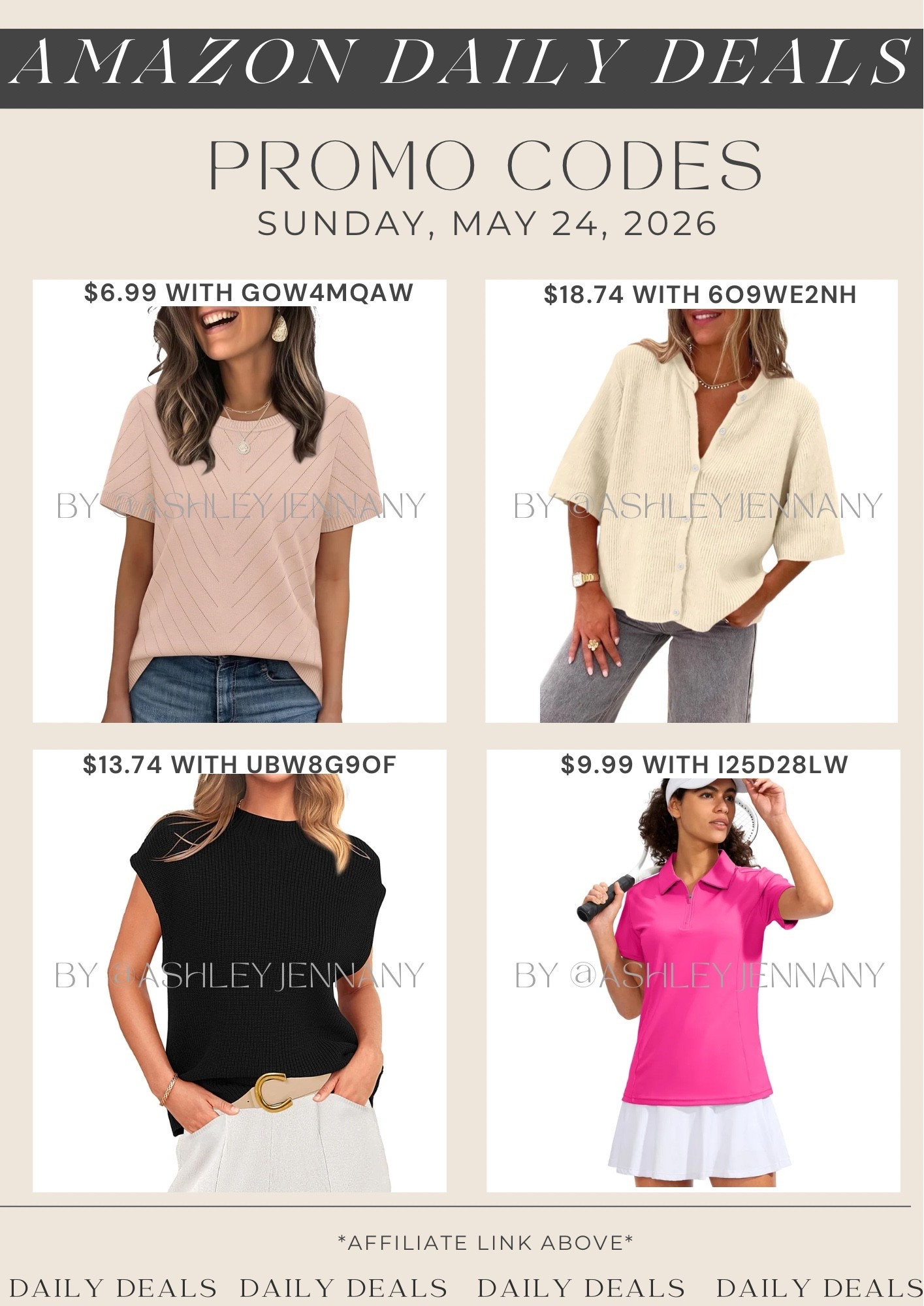 Amazon deals

#LTKSaleAlert #LTKMidsize #LTKootd