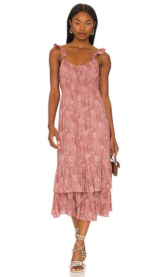 PAIGE Gisella Dress in Blush. - size L (also in M, S, XS) | Revolve Clothing (Global)