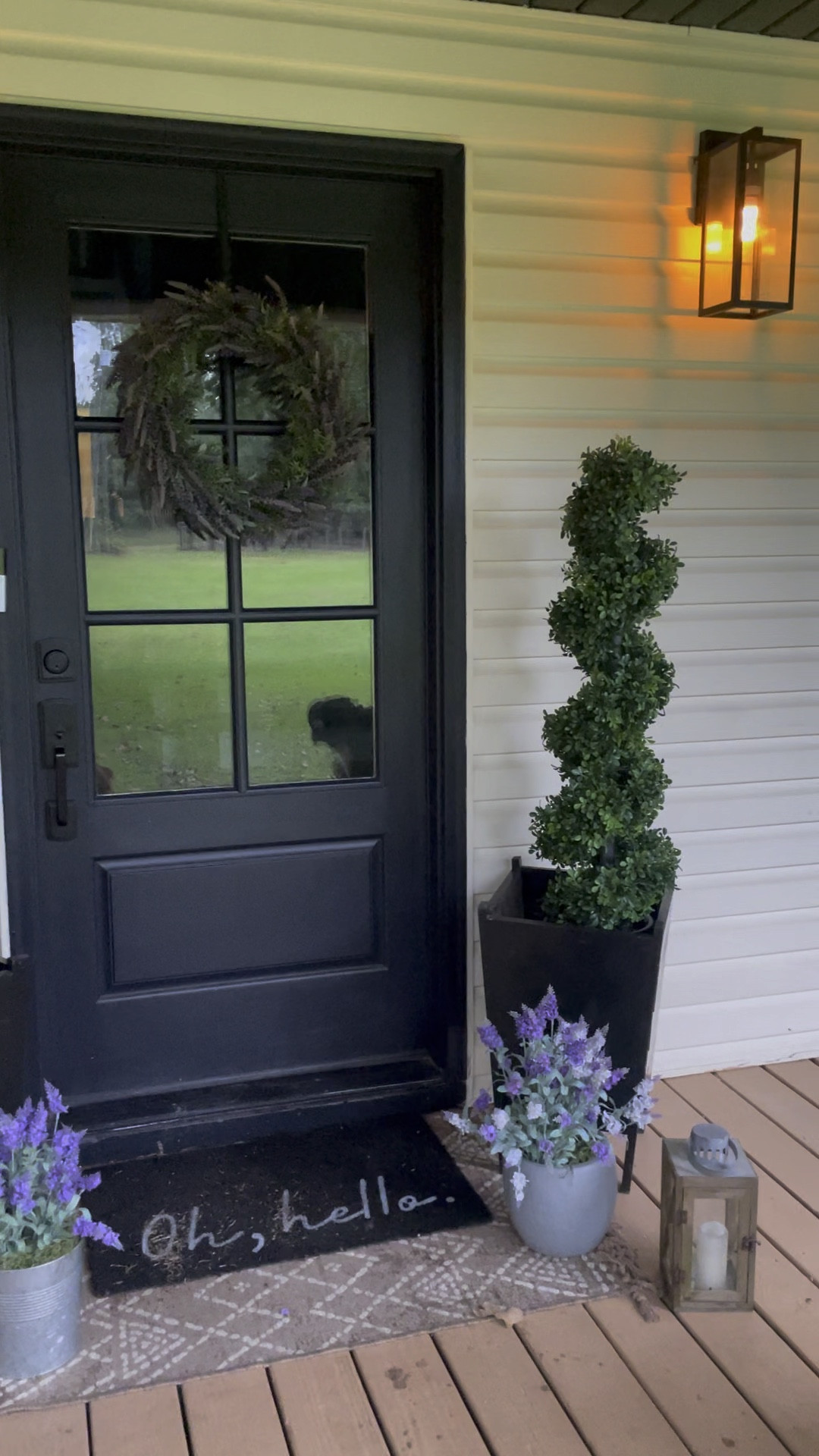 Front porch decor and the most realistic flame lightbulbs 

#LTKhome #LTKFind #LTKstyletip