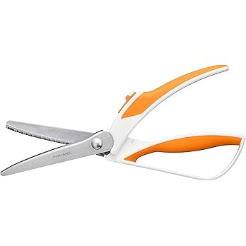 Fiskars Pinking Shears, Zig-Zag Edge, Stainless Steel Blades, Precision Cuts for Sewing, Easy Act... | Amazon (US)