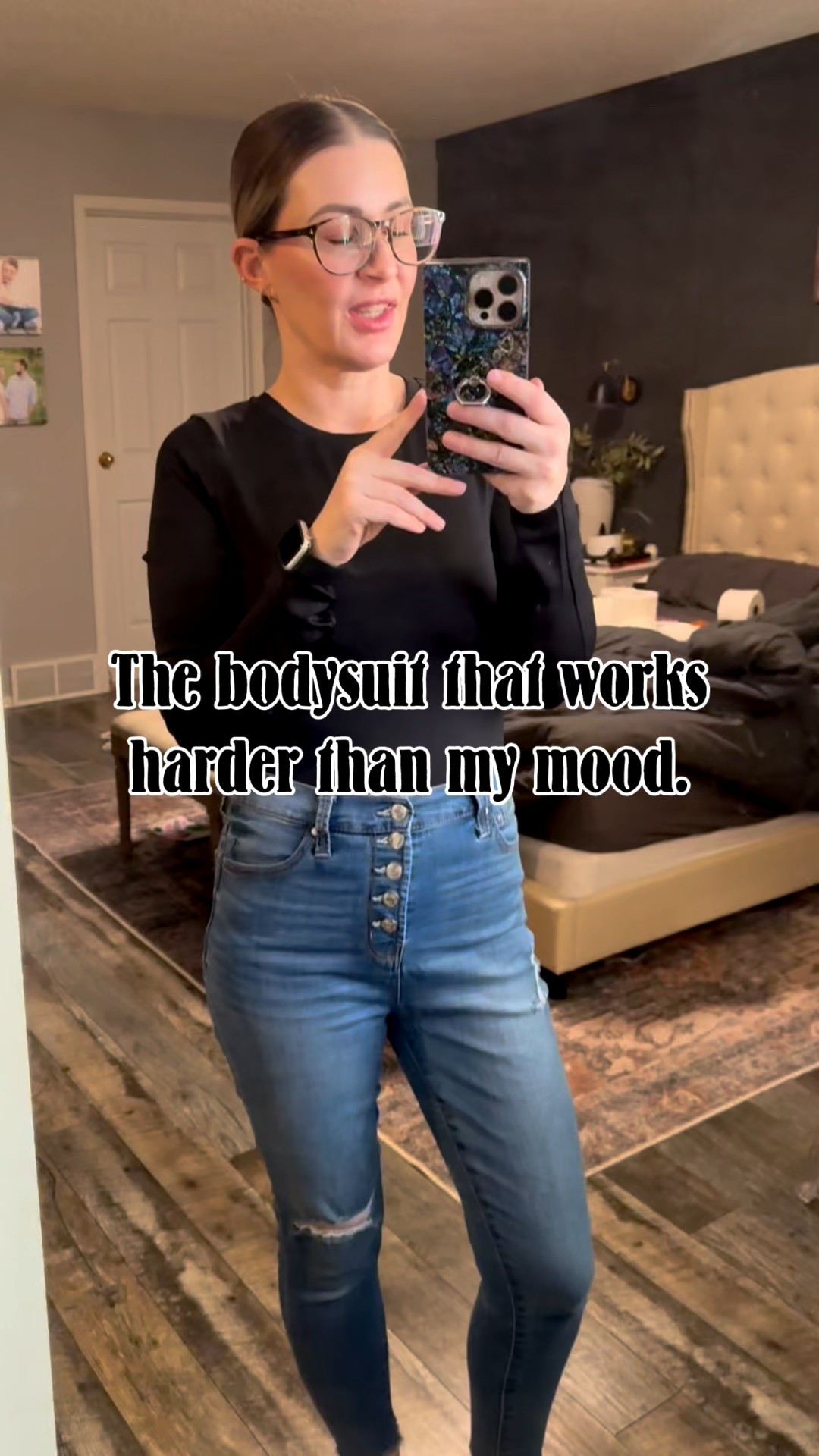 This Good American bodysuit is unreal — so soft, flattering, and easy to wear from day to night. One of those pieces that instantly makes me feel more put together. I’m wearing a medium. Jeans from winners! Bodysuit Linked here 🤍 (you can also check Poshmark for deals!)

#LTKsale #LTKcanada #LTKcurves