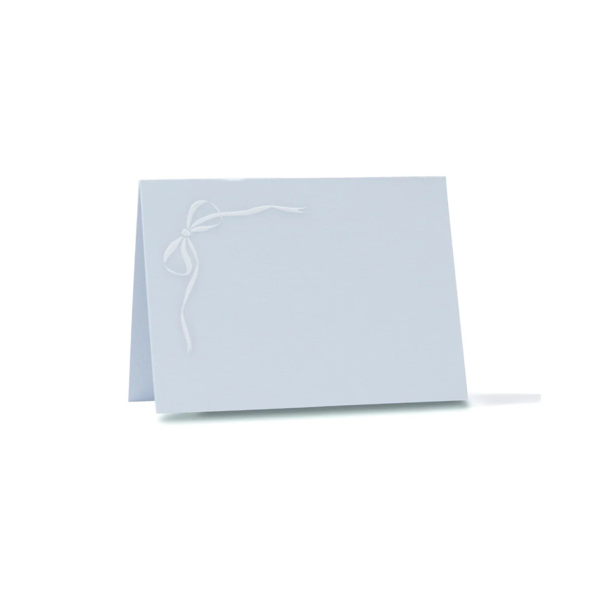 Engraved Bow Place Card Set | Bows & Blue