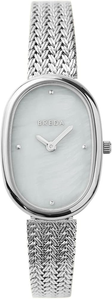 Breda Women's 'Jane Tethered' Stainless Steel and Mesh Bracelet Watch, 23MM | Amazon (US)