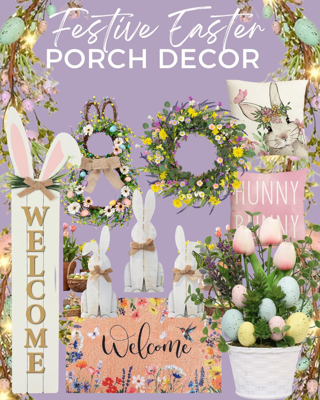  Festive spring inspo for your Easter porch with blooming Easter decor from Amazon 🌸🪻🌷



#easter #easterdecorations #porchdecor #easterporch #springdecor #springporchdecorations #amazoneasterdecor

 

#LTKHome #LTKSaleAlert #LTKSpringSale