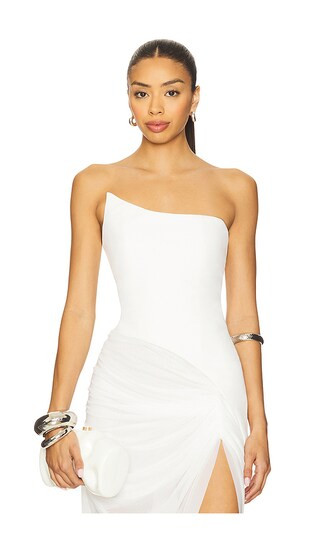 X FWRD Chloe Corset Top in White | Revolve Clothing (Global)