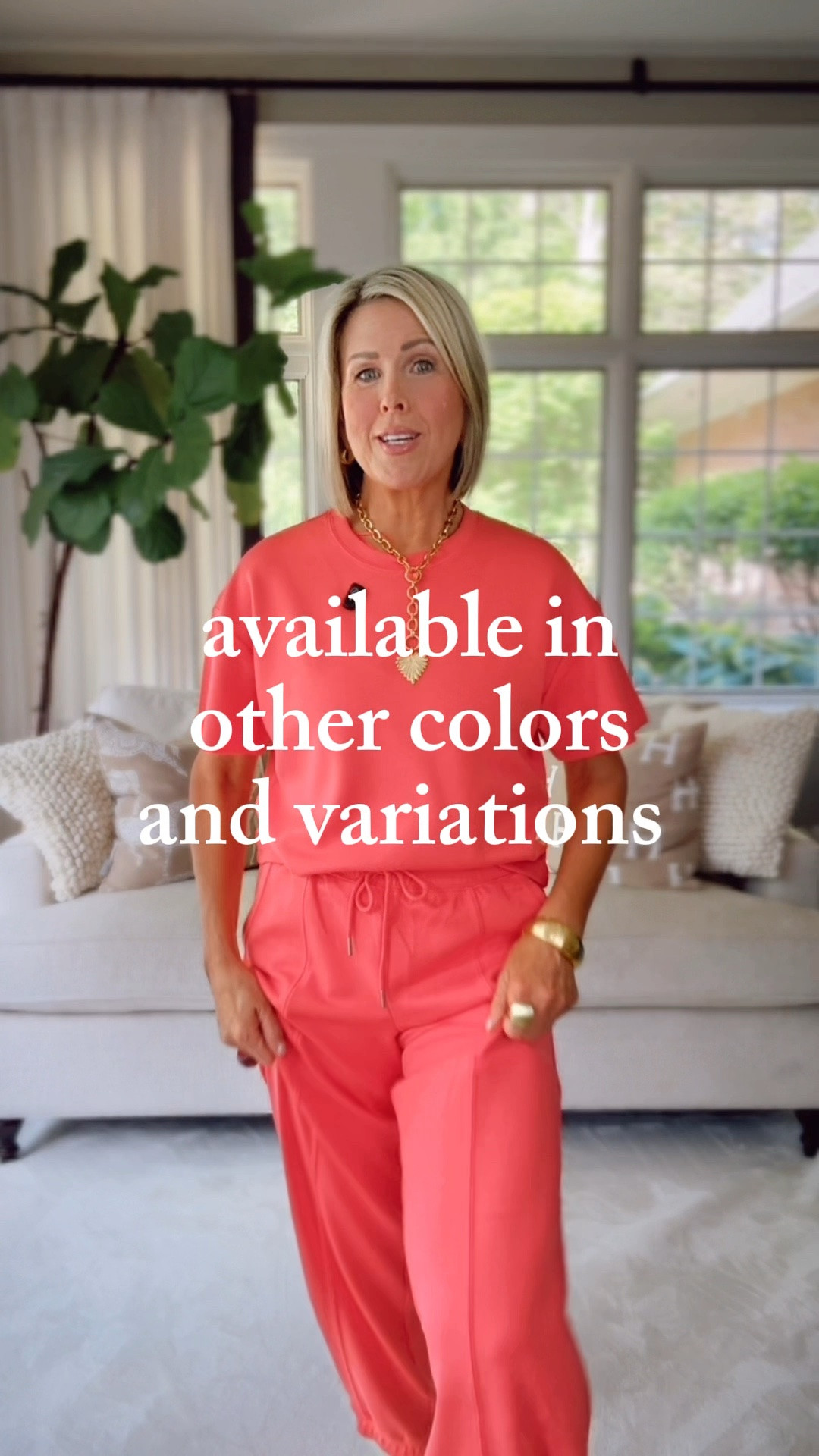 wearing xs in pants they run a little big and s in top

#LTKgrwm #LTKootd #LTKOver40