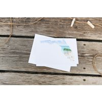 Florida Greeting Card, Watercolor Home State Fl Gift, Travel Blank Souvenir, Gift | Etsy (US)