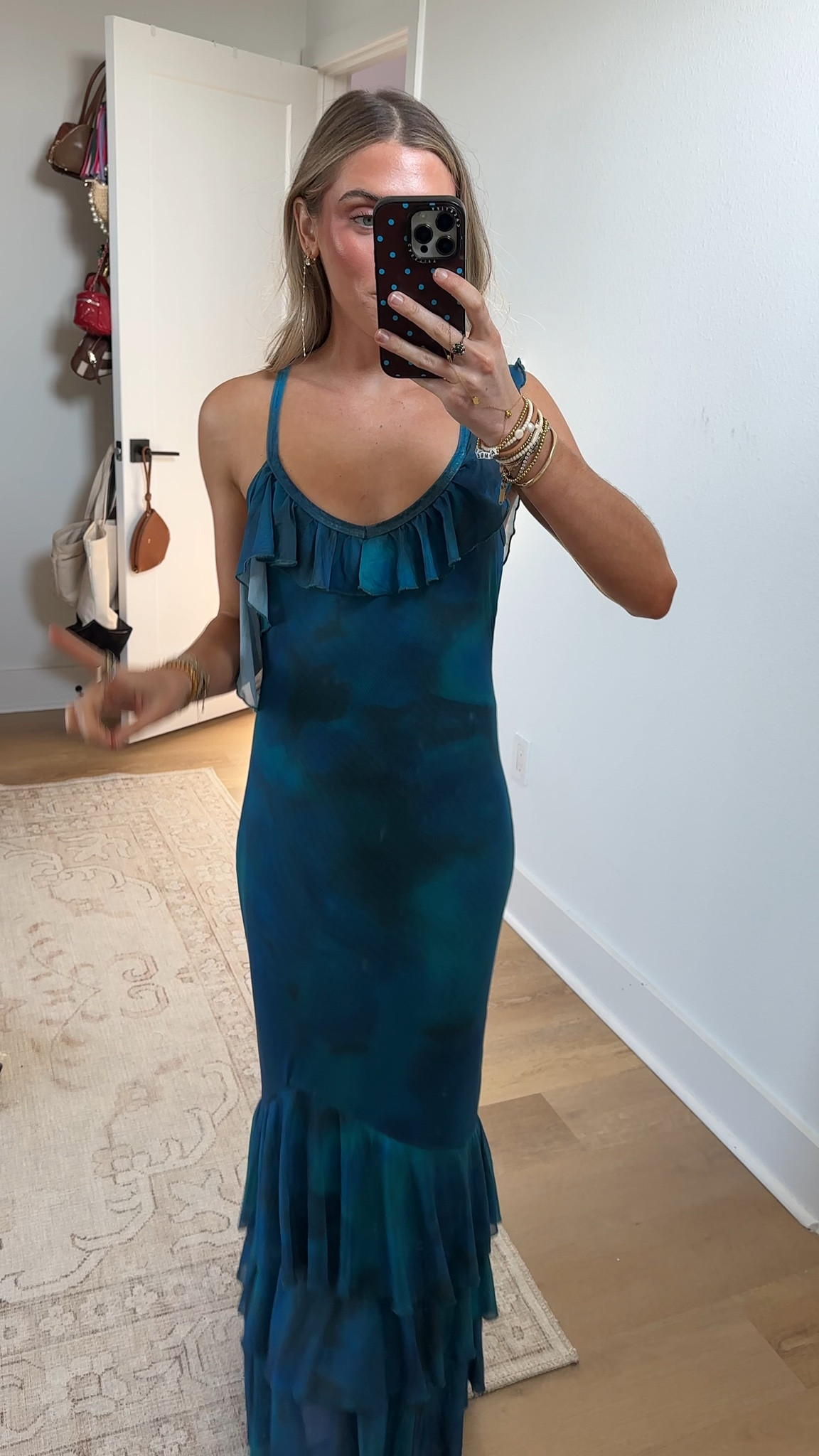 Amazon size small Wenrine Womens Summer Floral Maxi Dress Mesh Spaghetti Strap One Shoulder Casual Ruffle Mermaid Bodycon Party Dresses

#LTKWedding #LTKSaleAlert #LTKootd