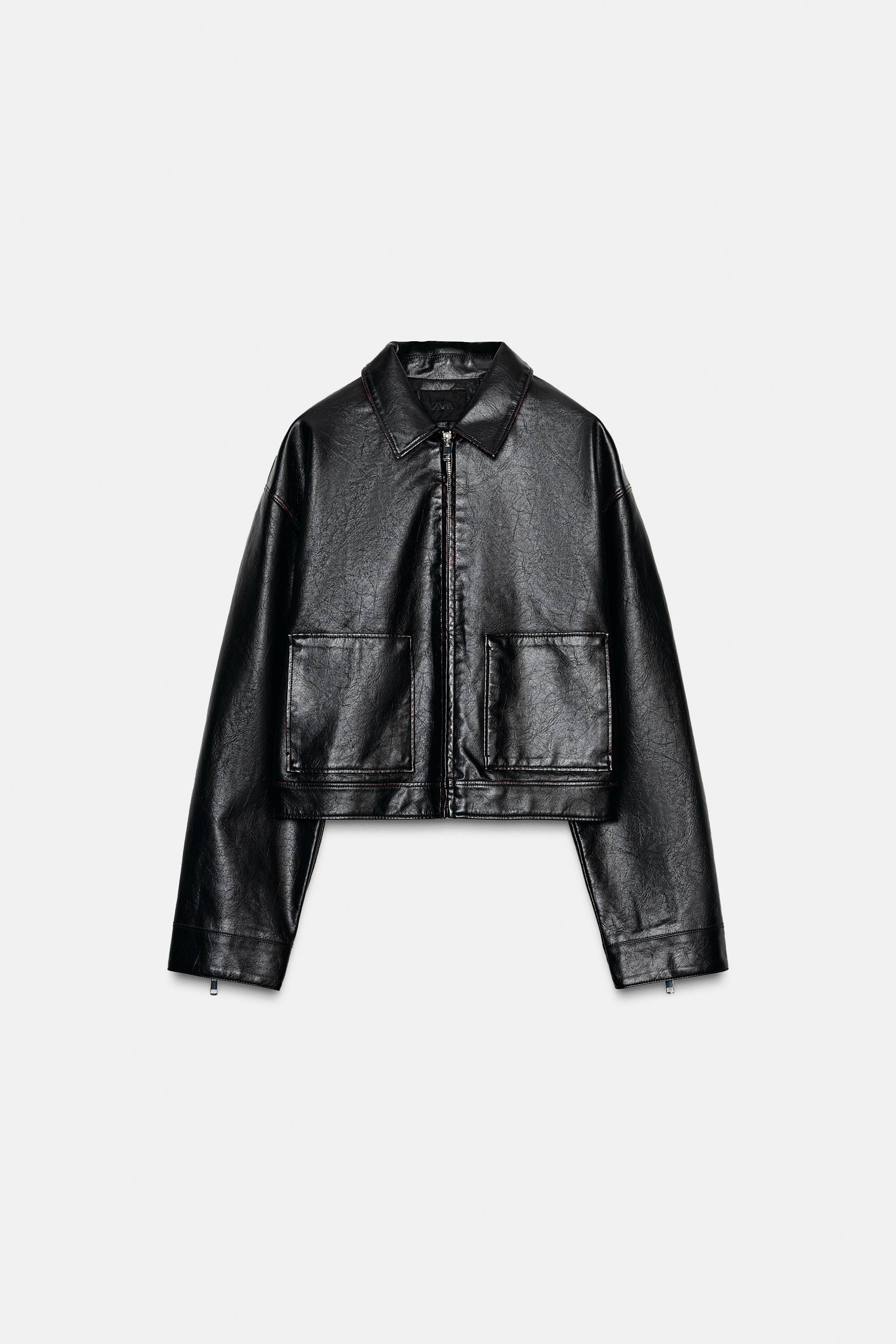 FAUX LEATHER JACKET | Zara US