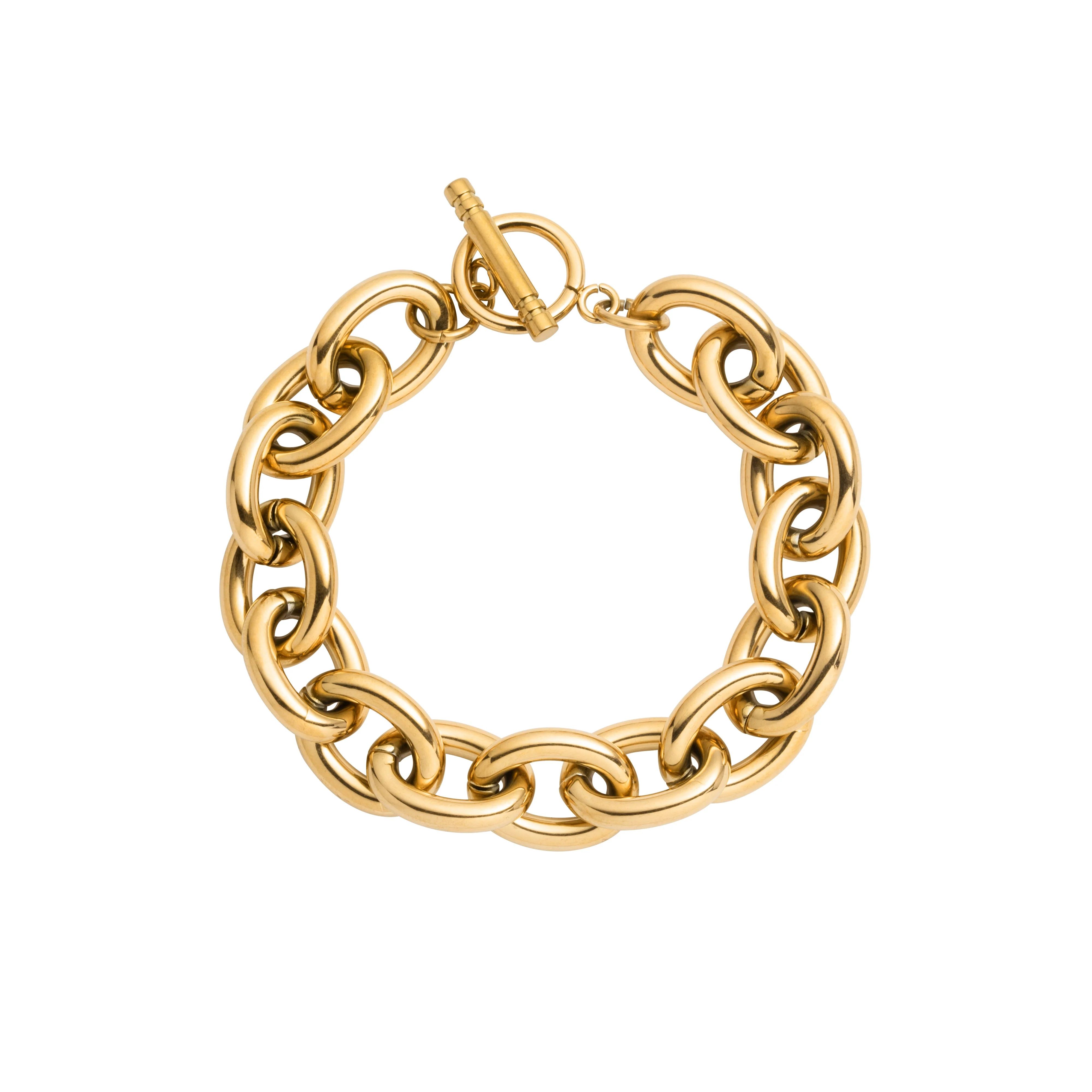 Oval Link Chain Bracelet (Gold) | Abbott Lyon