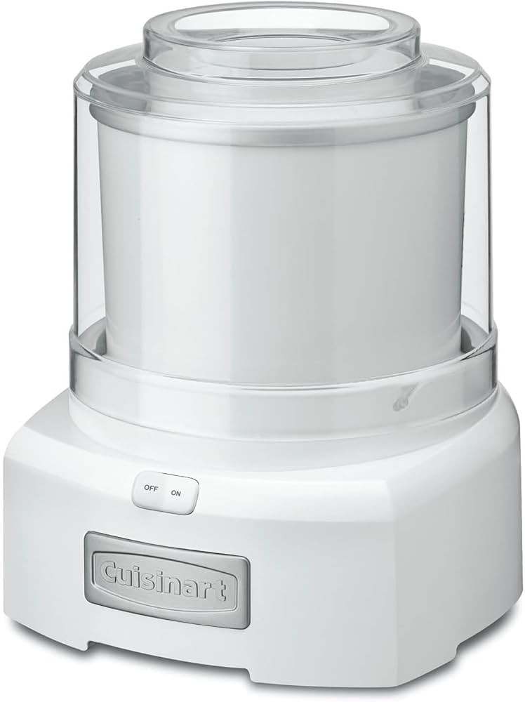 Cuisinart Ice Cream Maker Machine, 1.5 Quart Double Insulated Machine, Sorbet and Frozen Yogurt M... | Amazon (US)