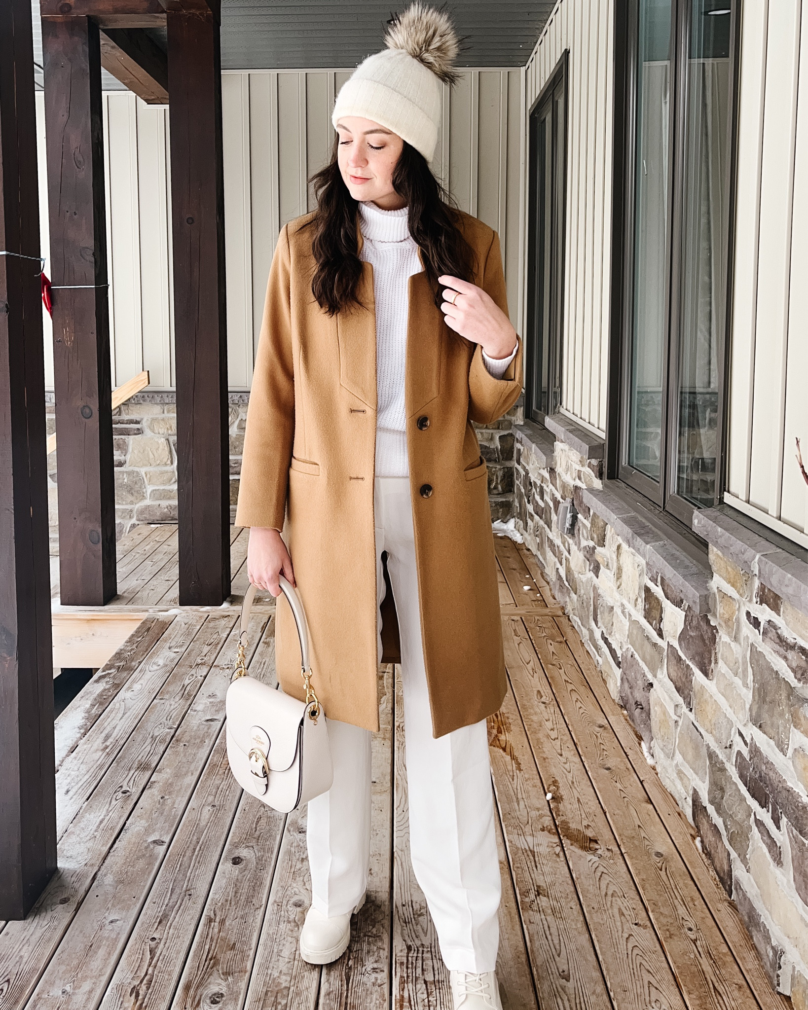 Winter Outfit Inspo✨

Pants - from Aritzia - Effortless Pants 
Hat - from Aritzia 

Neutral fits Aritzia camel coat everyday style 

#LTKstyletip #LTKunder100 #LTKSeasonal