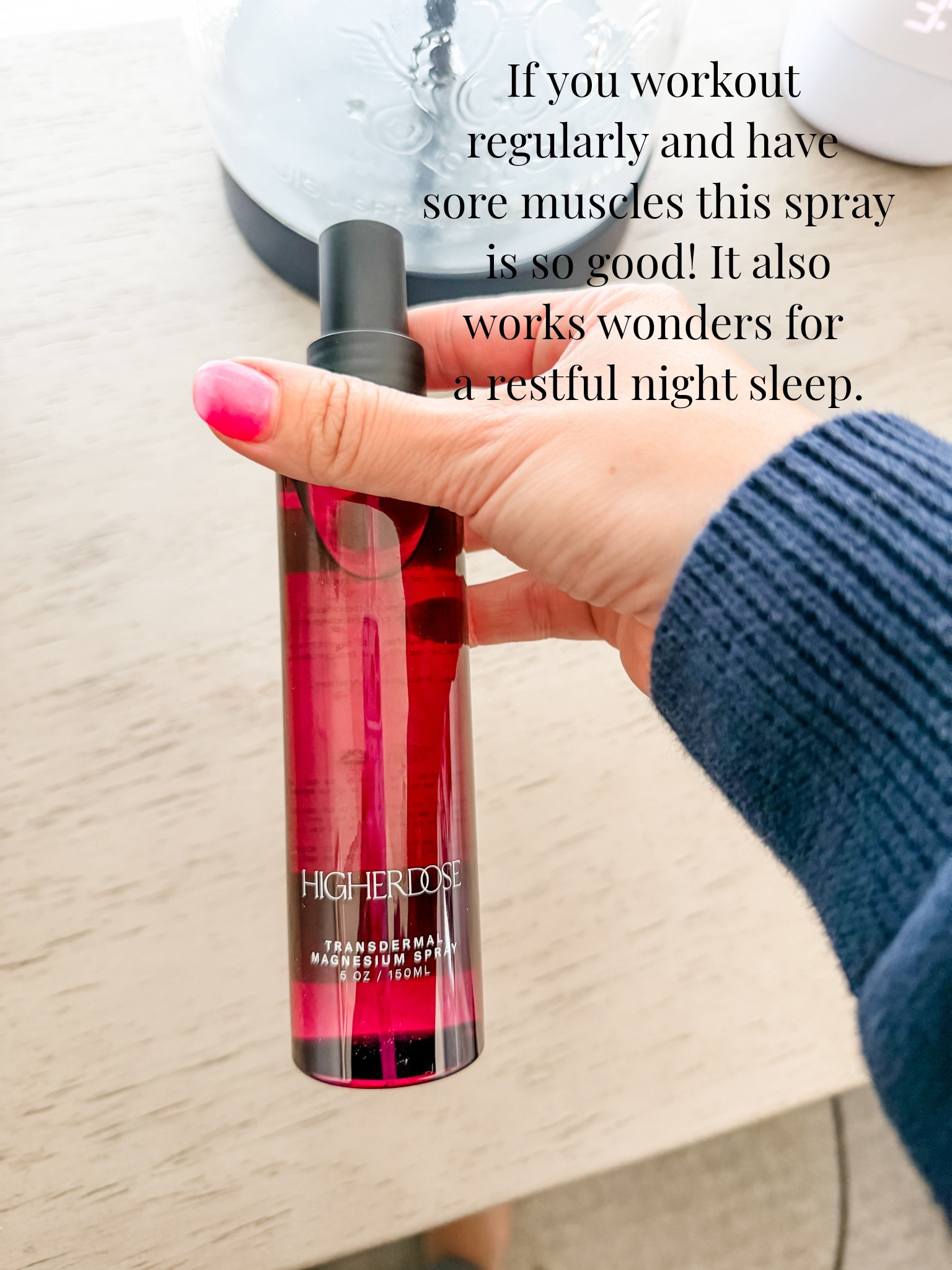 Magnesium spray that helps with restful sleep and muscle recovery after working out! My muscles feel better and I feel like I function better when I spray this on at night. On sale for the Sephora sale! 

Wellness, Sephora sale, workout, fitness 

#LTKSaleAlert #LTKActive