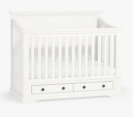 Click for more info about Larkin 4-in-1 Convertible Storage Crib