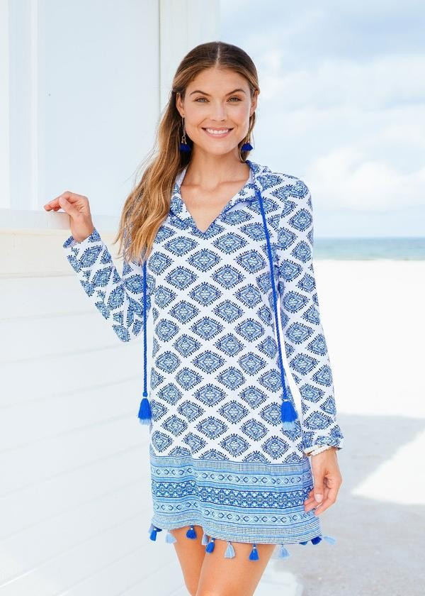 Batik Hooded Cover Up | Cabana Life