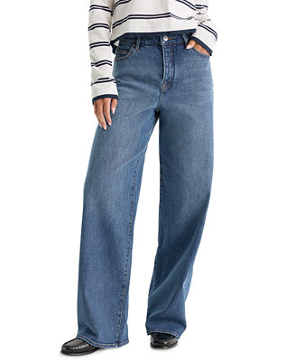 Women's Vintage Wide-Leg High-Rise Jeans | Macy's
