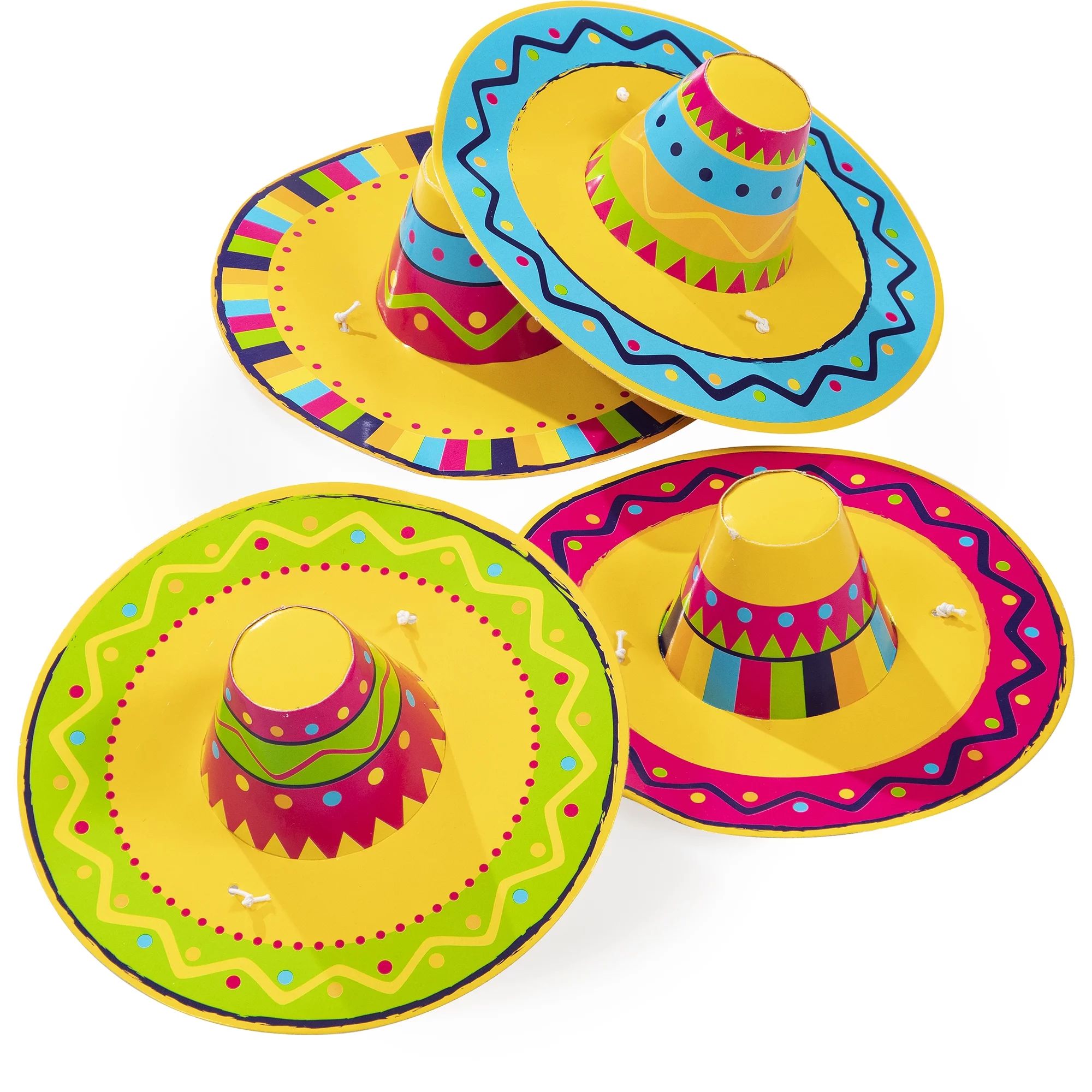 Way to Celebrate Sombrero Party Hats, 4 Count | Walmart (US)