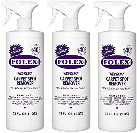 FOLEX Instant Carpet Spot Remover, 32oz Pack of 3 | Amazon (US)