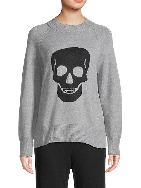 Theo & Spence Reversible Skull Sweater on SALE | Saks OFF 5TH | Saks Fifth Avenue OFF 5TH