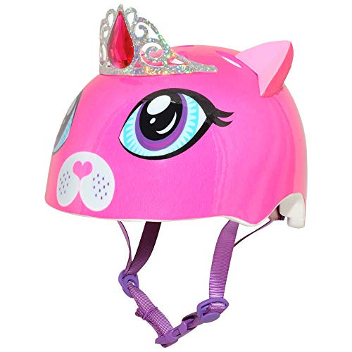 Raskullz 1210010-DKP-5 Girls Kitty Tiara Helmet, Dark Pink, Ages 5+ | Amazon (US)