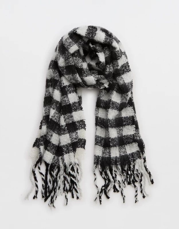 Aerie Woven Boucle Fringe Scarf | Aerie