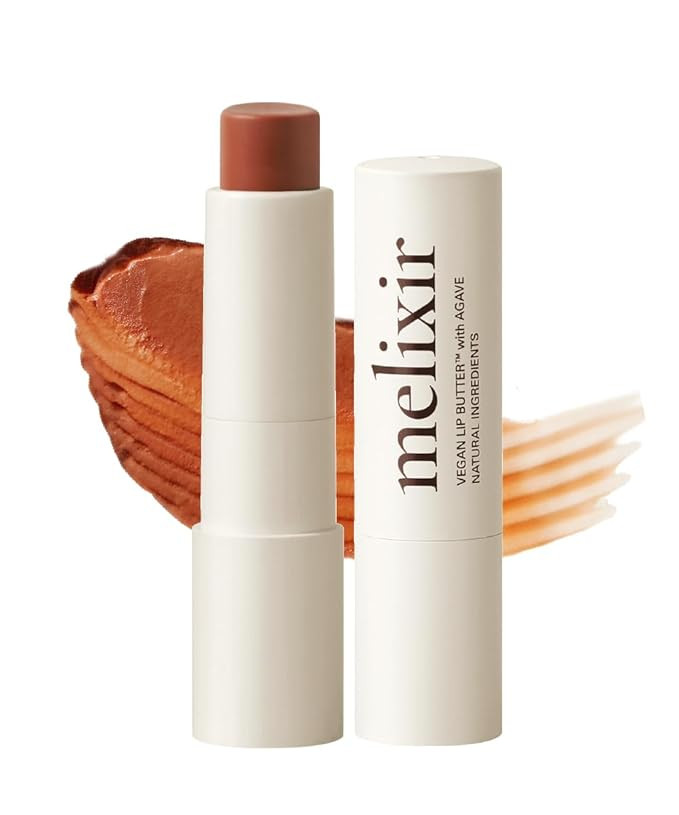 Melixir Vegan Lip Butter (12 Colors), Hydrating Tinted Lip Balm Stick, Bee-Free, Petrolatum-Free,... | Amazon (US)