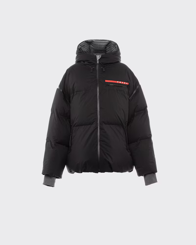 Light Nylon hooded down jacket | Prada Spa (EU + UK)