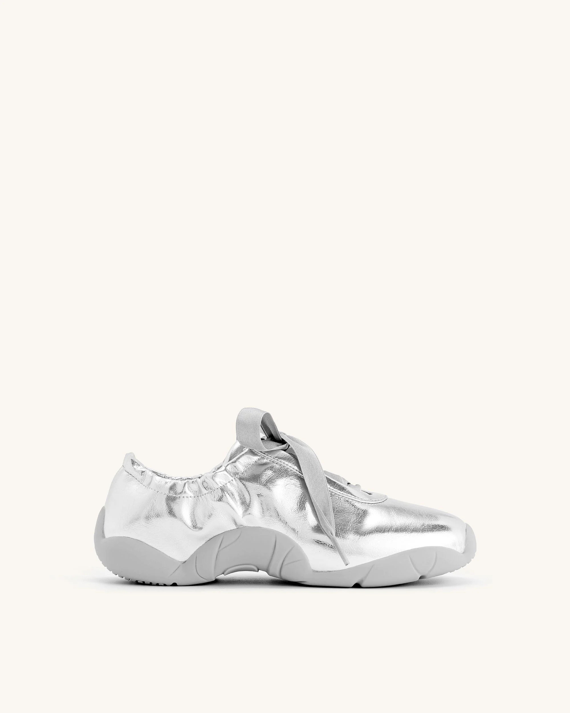 Flavia Ballerina Sneakers - Silver | JW PEI US