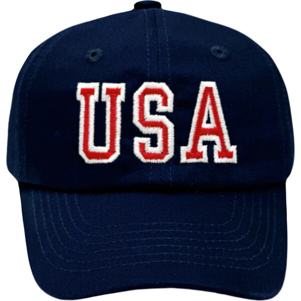 USA Baseball Hat, Navy | Maisonette